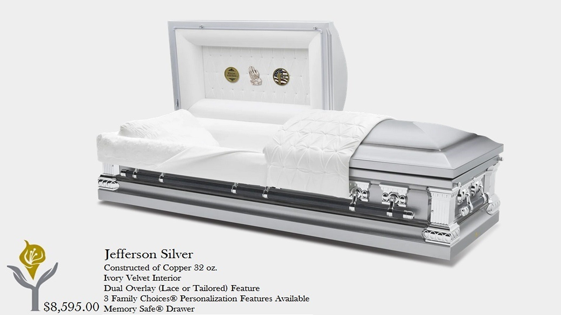 Jefferson - Copper with Ivory Velvet Interior