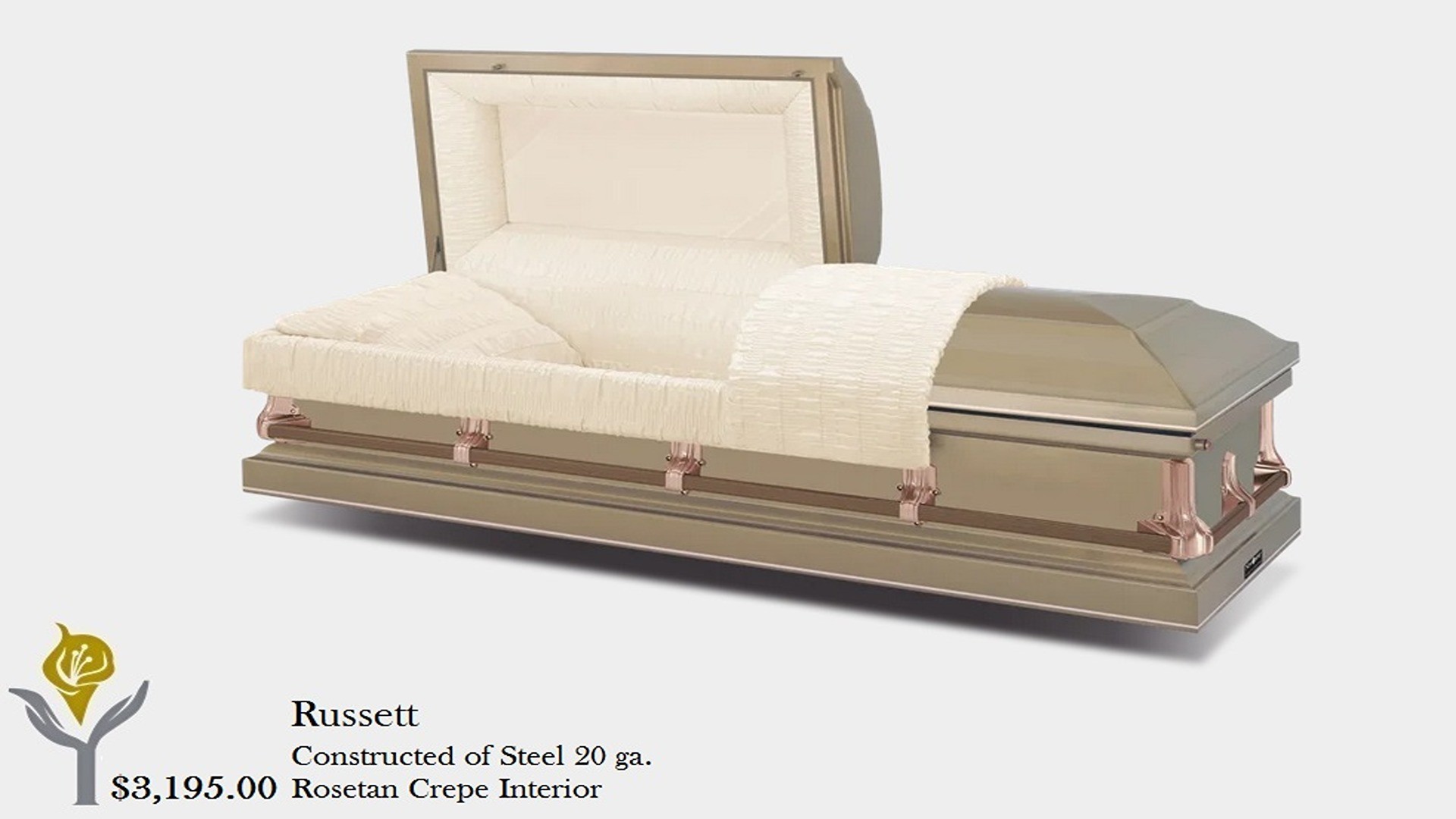 Russet (Gasketed) - 20 Gauge Steel with Crepe Interior